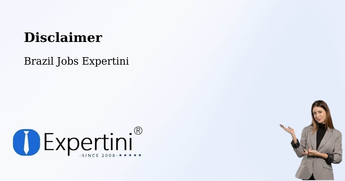 Disclaimer – Arauá - Brazil Jobs Expertini